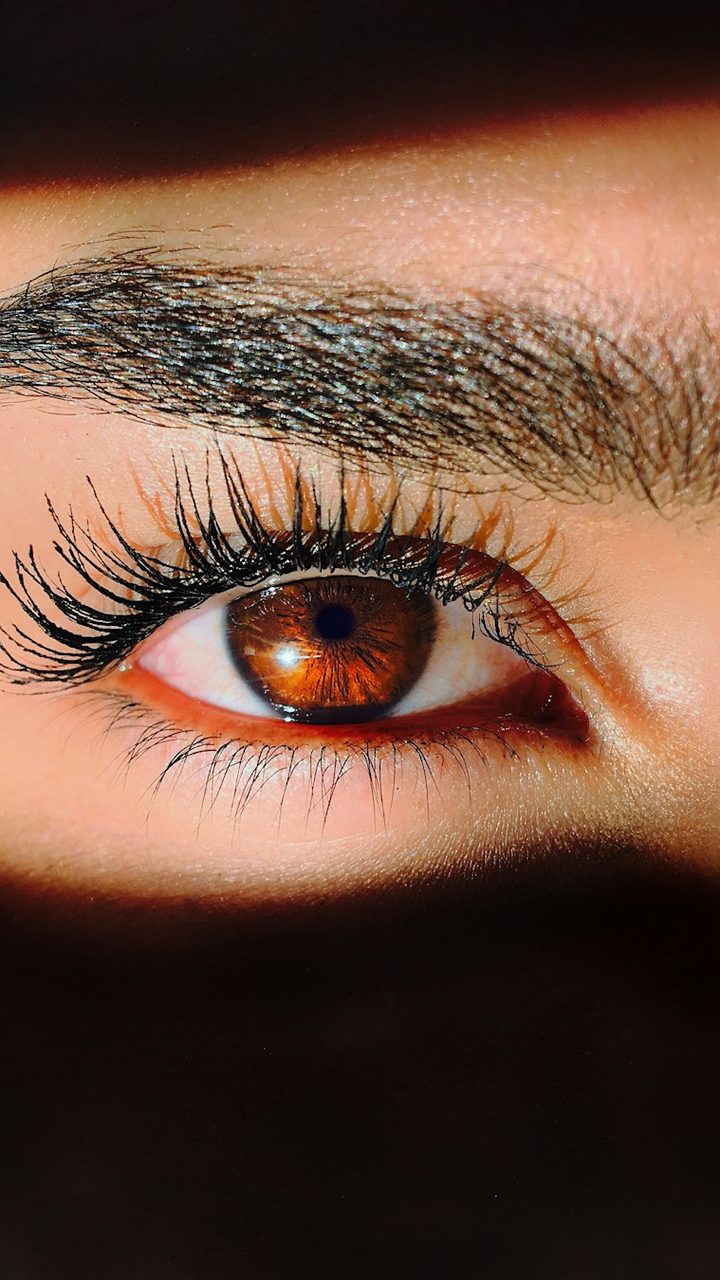 Volume lashes med D curl cat eye